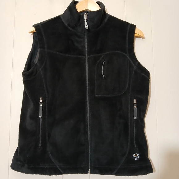Mountain Hardware Windstopper Fleece Vest Gore Tex Performance Jacket Black - Picture 1 of 8